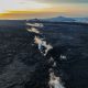 Aerial photo of a landscape in Iceland