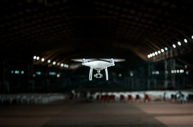 Drone flying