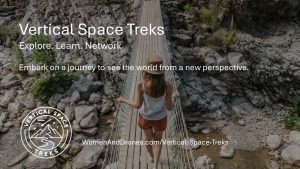 Woman walking across a bridge on a jungle hiking adventure